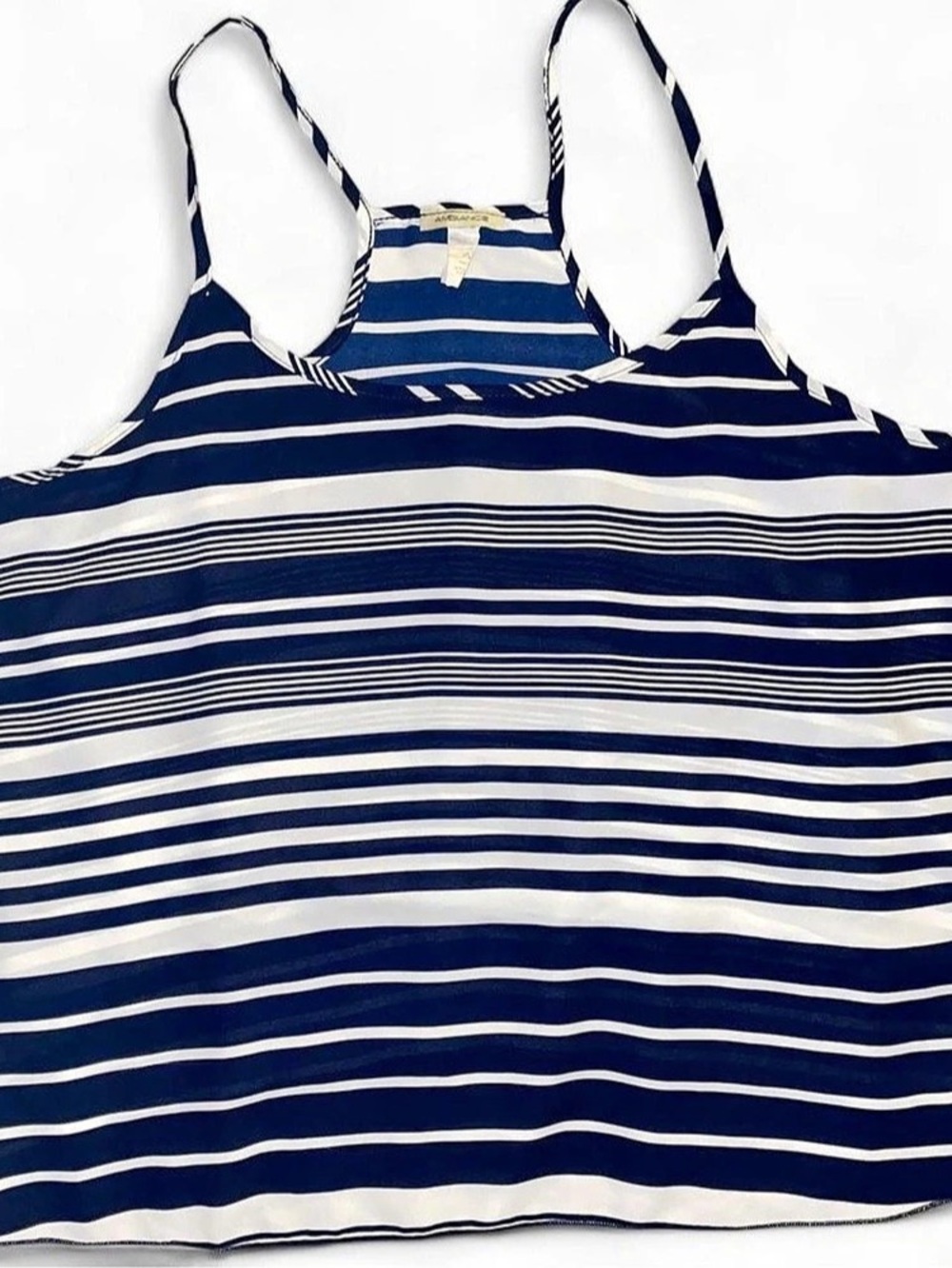 Striped Tank Top in Blue & White